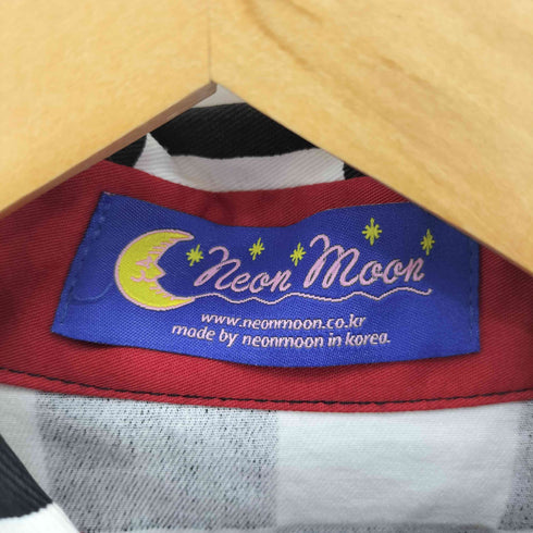 NEON MOON  フラッグチェック クロップドシャツ レディース